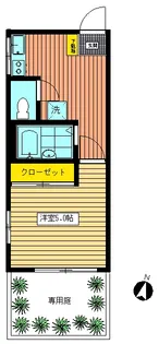 東京都品川区荏原3【マンション】の間取り