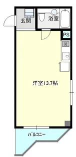 ヴィラ湯川【3階】の間取り