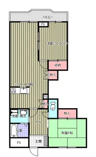 シャンボールビル【4階】の間取り