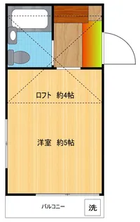 アーネスト中新【1階】の間取り
