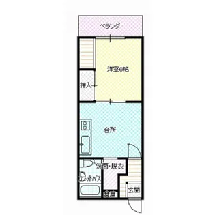 第二盛南マンション【3階】の間取り