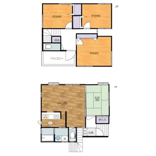 新潟県新潟市中央区浜浦町2【一戸建】の間取り