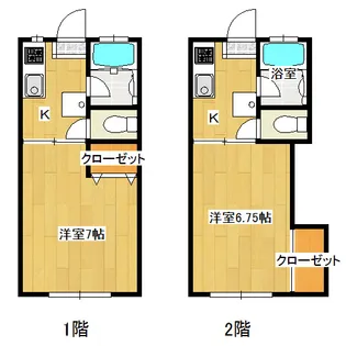 APTはっとり【1階】の間取り