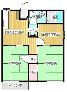3DKの間取り画像