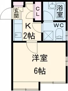 アーバンハウスさつき【1階】の間取り