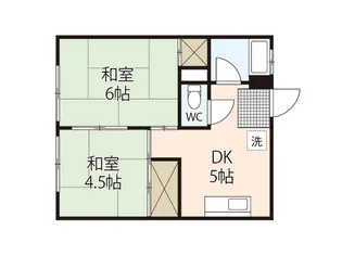 幟パークハイツ【4階】の間取り