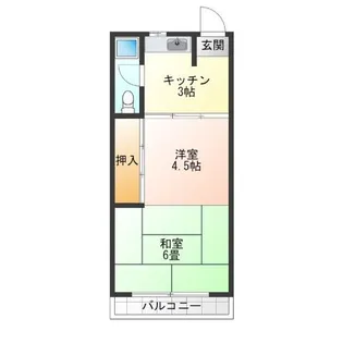大栄マンション【3階】の間取り