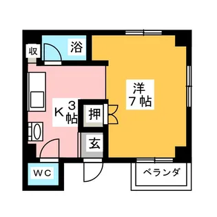 イノウエ大須ビル【6階】の間取り