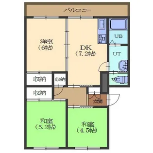 メゾン・ド・シャモニー【2階】の間取り