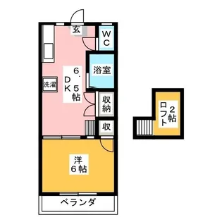 シャトーMK【2階】の間取り
