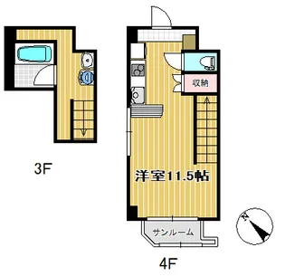 サンボルグなかくらの間取り