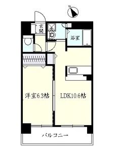 リバティー宮千代【3階】の間取り
