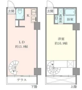 SS-D【4階】の間取り