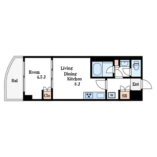 パークホームズ東陽町【3階】の間取り