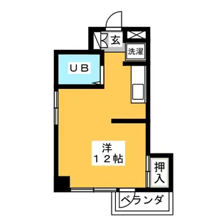 シャンポール港楽【3階】の間取り