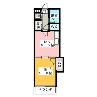 K’s HOUSE【4階】の間取り