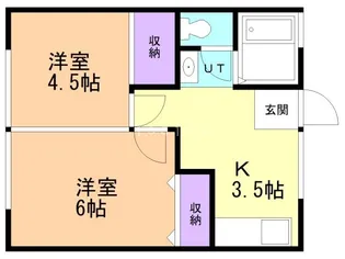 メゾンテルミニ【1階】の間取り