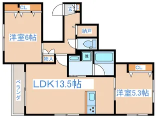 Felicia Heiwadai【2階】の間取り