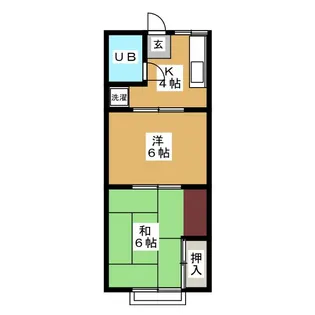 千葉県市川市須和田1【アパート】の間取り