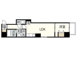 月光東蟹屋【3階】の間取り