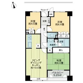 サーパス今泉【2階】の間取り