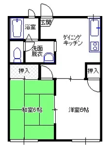 グリーンエクセルA【1階】の間取り