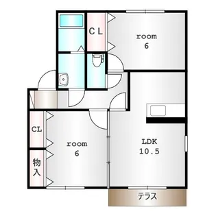 群馬県高崎市下之城町【アパート】の間取り