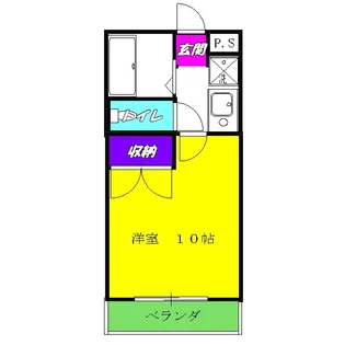 レオパレス21引佐【2階】の間取り
