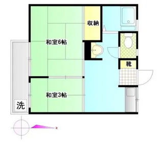エフパレス【2階】の間取り