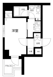 東京都墨田区向島2【マンション】の間取り