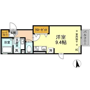ラセーヌ【1階】の間取り