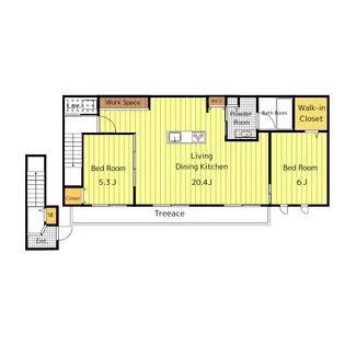 アルプ【2階】の間取り