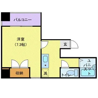 サンビューティ春日町【3階】の間取り