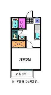 ルーラル大原【2階】の間取り