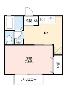 セジュール丸田A【2階】の間取り