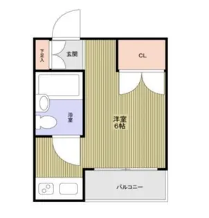 ニューハトリコーポIII【3階】の間取り