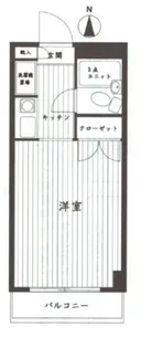 東京都大田区新蒲田2【マンション】の間取り