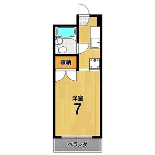 北白川ベリタス【3階】の間取り