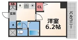 1Kの間取り画像