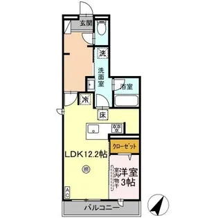 ソラリス【1階】の間取り