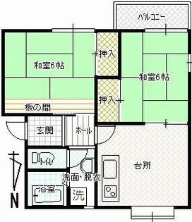 メゾン住吉【2階】の間取り