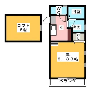 リエス浄心【2階】の間取り