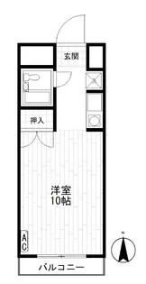 Kフラット【3階】の間取り