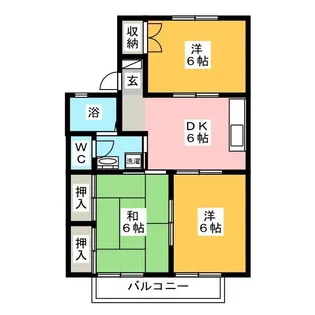 サンクレストA【2階】の間取り