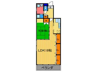 ルネ河原町【3階】の間取り