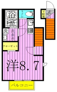 A garden【2階】の間取り