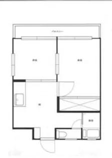 第2さわらびハイツ【2階】の間取り