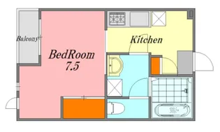 広島県廿日市市本町【アパート】の間取り