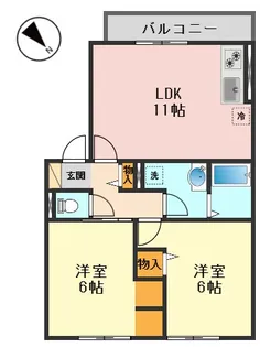 グランドソレーユ【2階】の間取り
