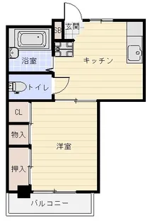 ローズタウン【3階】の間取り